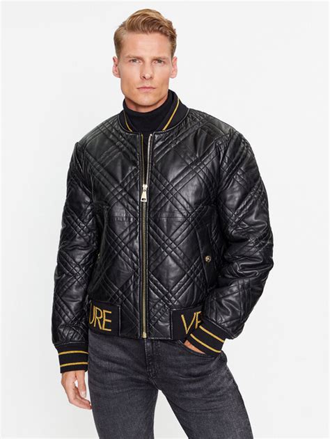 versace jeans couture lederjacke|versace jeans.